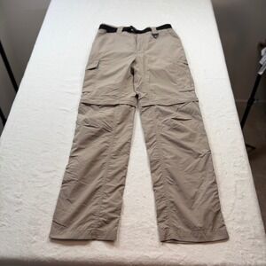 Columbia Silver Ridge Convertible Cargo Pants Mens 30x30 Khaki Excellent XM8003
